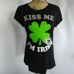 Kiss Me I'm Irish Shirt Top